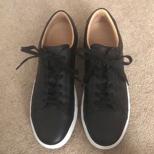 Greats Brooklyn The Royale Black Leather Sneakers